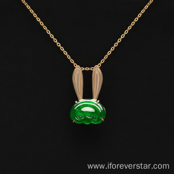 Wedding Green Jadeite Pendant